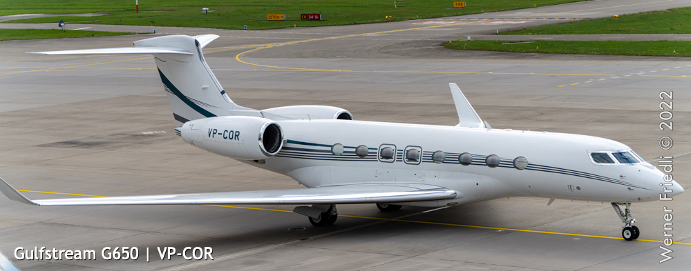 Gulfstream G650 | VP-COR