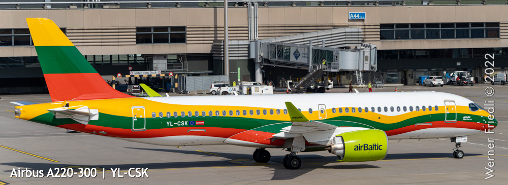 Airbus A220-300 | YL-CSK