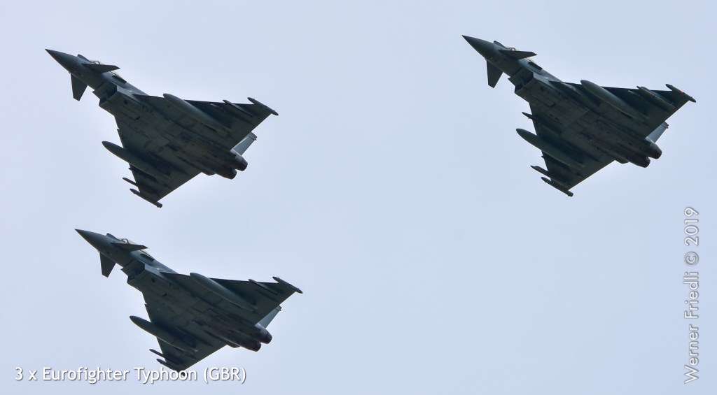 3 x Eurofighter Typhoon (GBR)