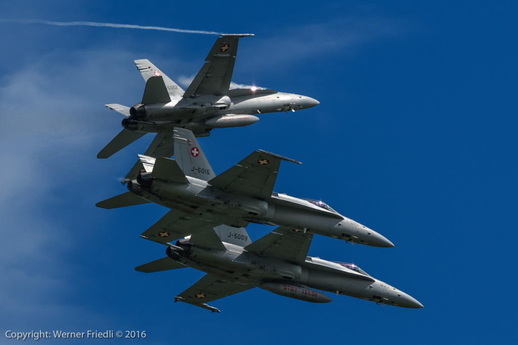 Formation F/A-18 Hornet